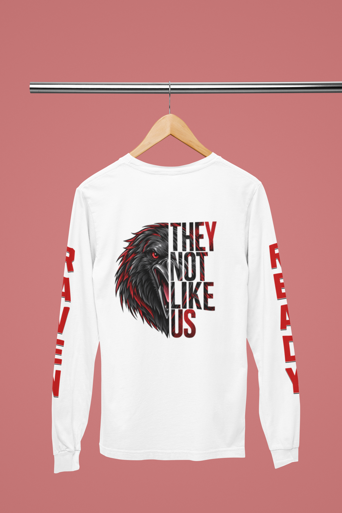 They Not Like Us Raven Long Sleeve Tee