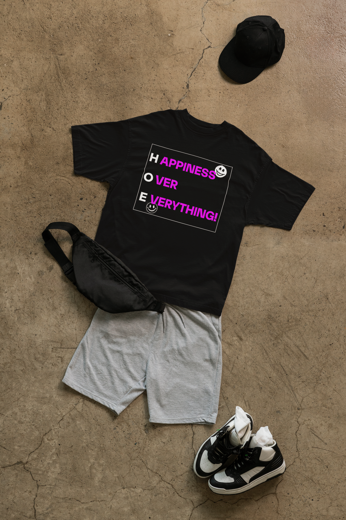 Happiness Over Everything Tee