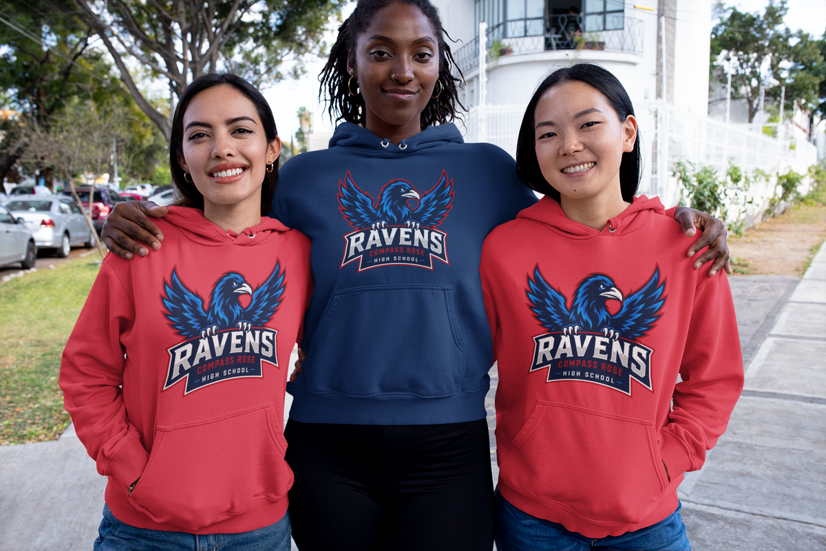 Compass Rose High School Ravens Hoodie