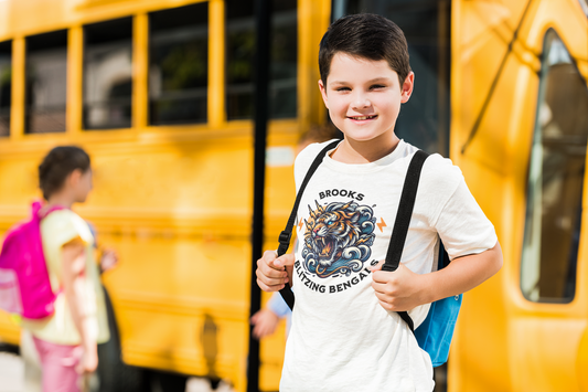 Brooks Blitzing Bengals Tee-Youth Size