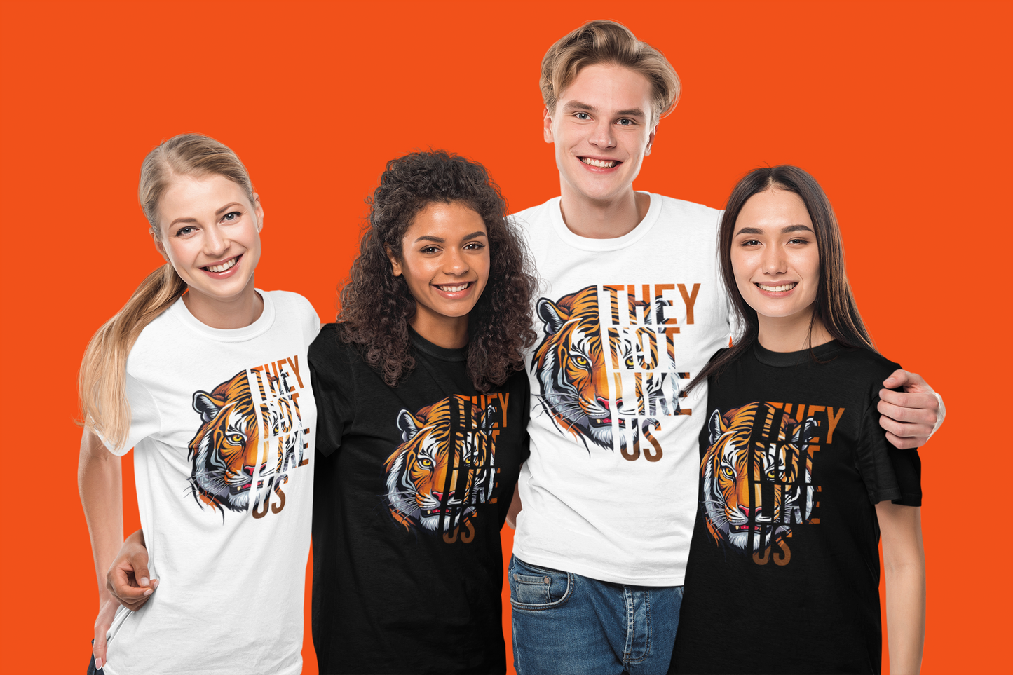 “They Not Like Us” Bengal Graphic Tee - Adult Size