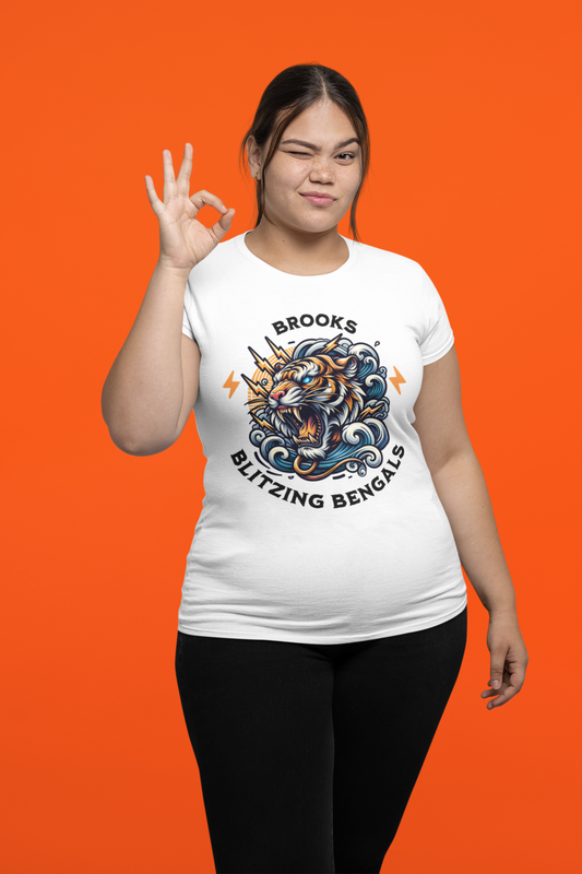 Brooks Blitzing Bengals Tee-Plus Size