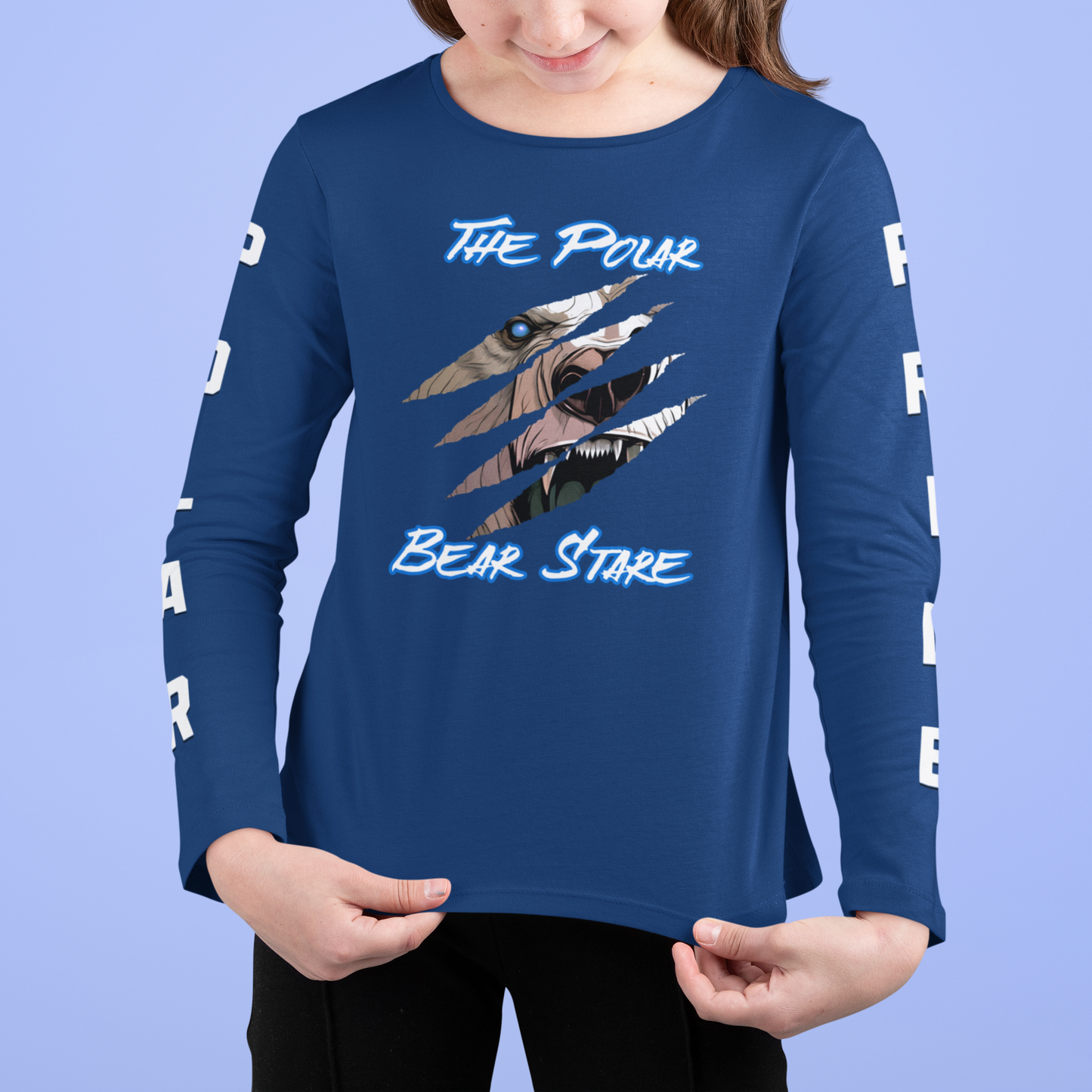 The Polar Bear Stare Graphic Tee-Youth Size