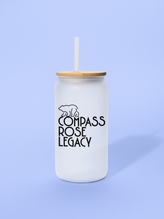 Compass Rose Legacy - Fogged Glass Cup