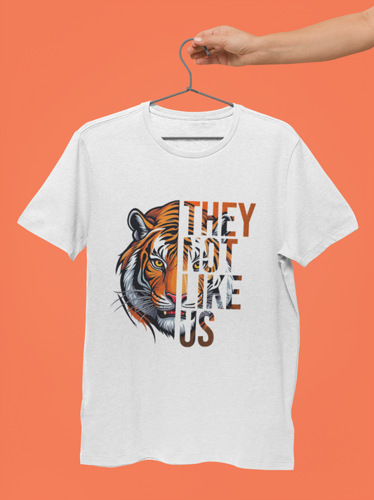 “They Not Like Us” Bengal Graphic Tee - Plus Size