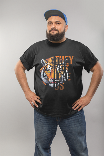 “They Not Like Us” Bengal Graphic Tee - Plus Size