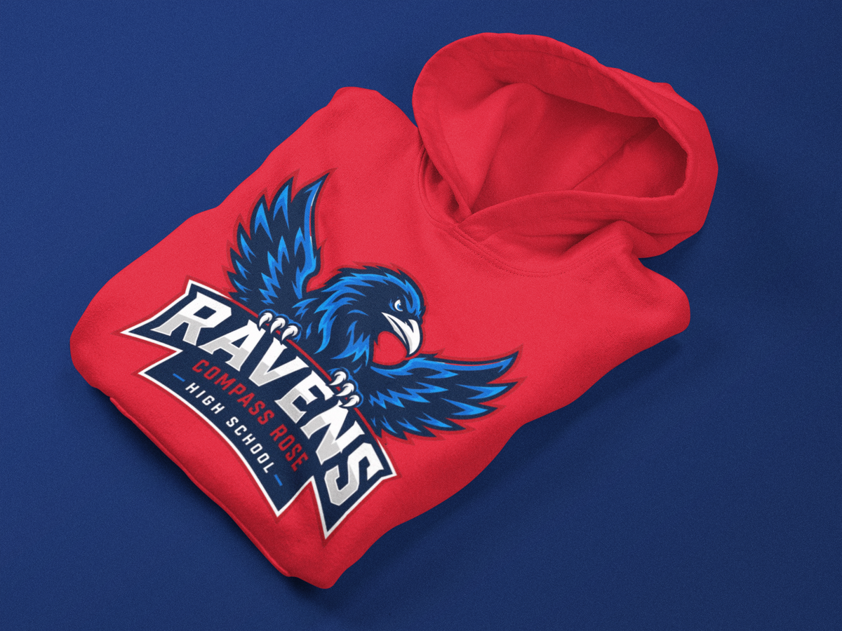 Compass Rose High School Ravens Hoodie