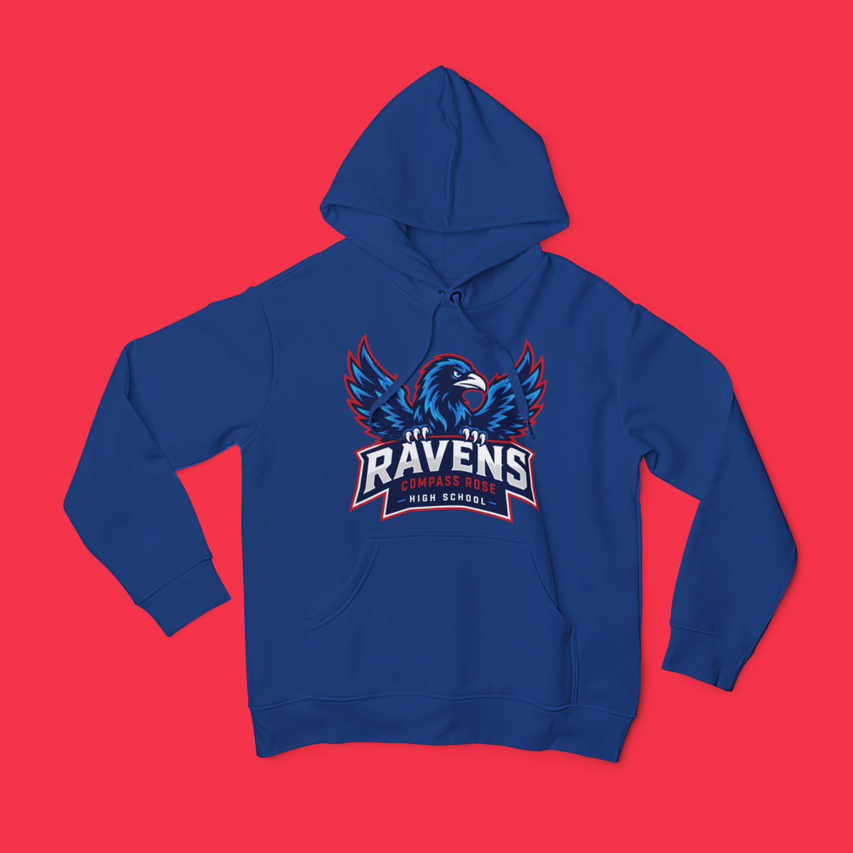 Compass Rose High School Ravens Hoodie