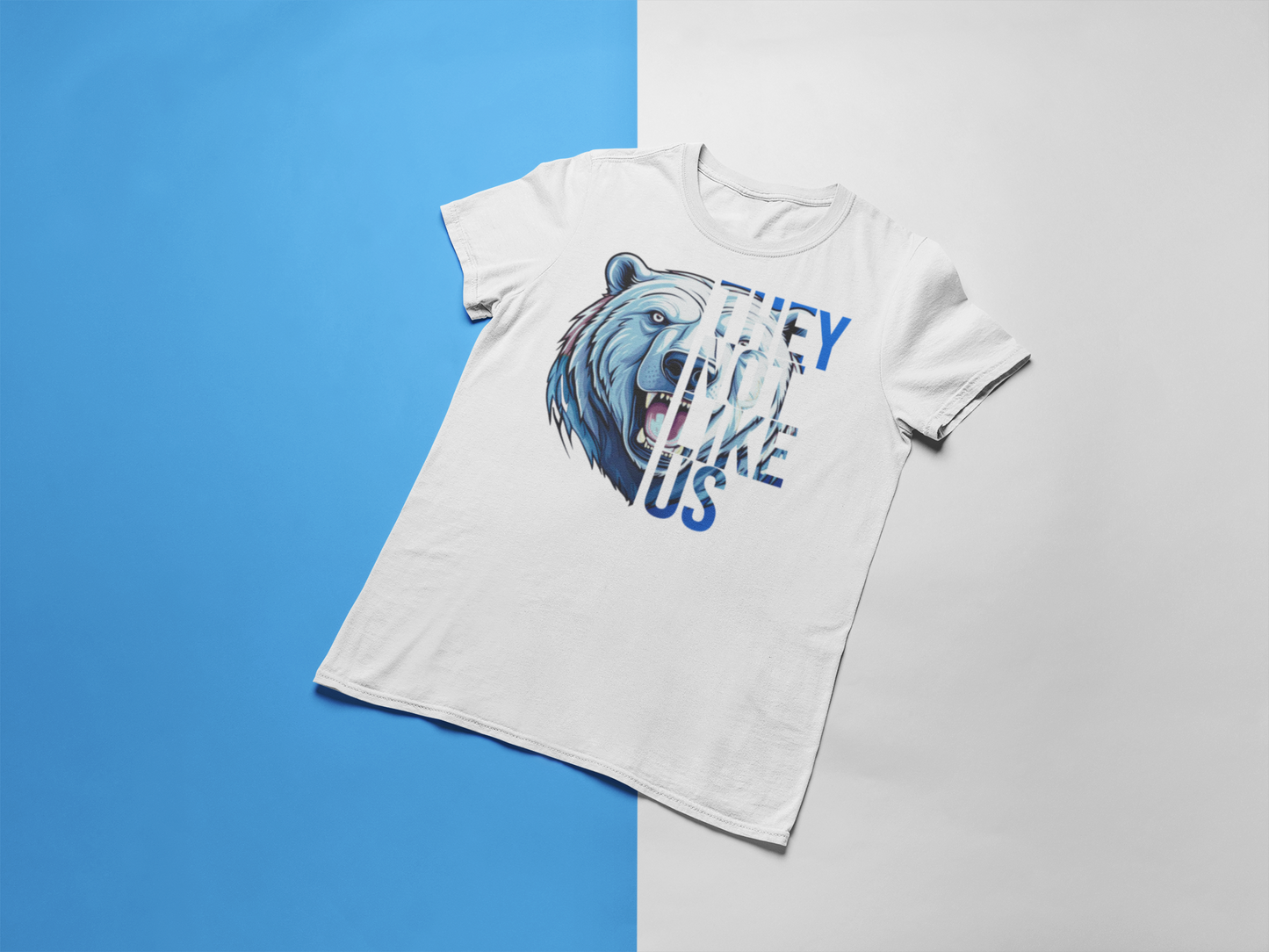 “They Not Like Us” Polar Bear Graphic Tee - Youth Size