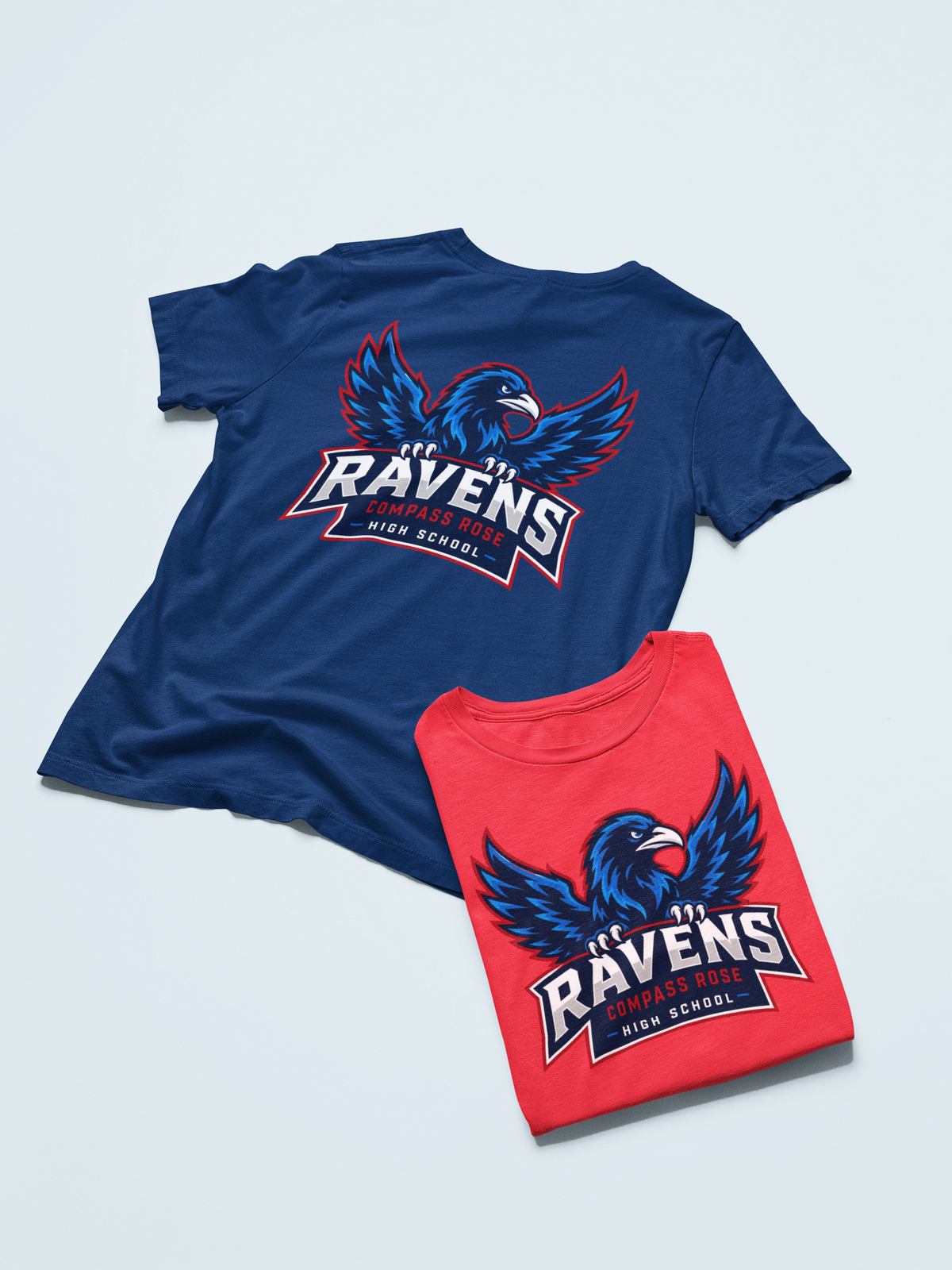 Compass Rose High School Ravens Tee